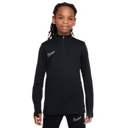 Grundschule Track Tops - Nike Academy Dri-fit 1/4-Zip Football Drill Top - Black-Black