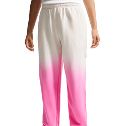 Grundschule Hosen - Nike Sportswear Studio Fleece Loose Tracksuit - Sail-Playful Pink