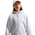 Nike Sportswear Studio Oversized Full Zip Hoodie - Grade School Hoodies Birch Heather-Grey Fog
