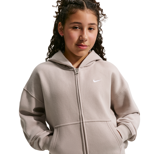 Nike Sportswear Kleinkind Kapuzenpullover - Grau - Größe 158 - 170 Cm - Baumwoll-Jersey