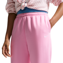 Primaire-College Pantalons - Nike Sportswear Studio Fleece Loose Tracksuit - Pink Rise-White