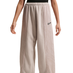 Grundschule Hosen - Nike Sportswear Fleece Trousers - Moon Particle-White