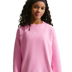 Grundschule Sweatshirts - Nike Sportswear Studio Oversized Crew-neck - Pink Rise-White