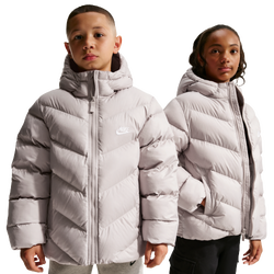 Grundschule Jackets - Nike Sportswear Loose-fit Puffer Jacket - Moon Particle-White