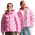 Nike Sportswear Loose-fit Puffer Jacket - Grade School Jackets Pink Rise-White