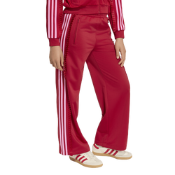 Grade School Pants - adidas Firebird Loose Track Tracksuit Bottoms - Team Victory Red-Team Victory Red