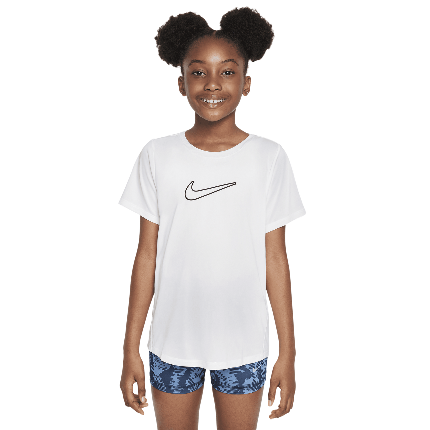 Nike One T-shirts Kinder - Wit - 147 CM - Katoen Jersey
