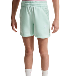 Grade School Shorts - Nike Sportswear Club Fleece French Terry Shorts - Barely Green-Barely Green
