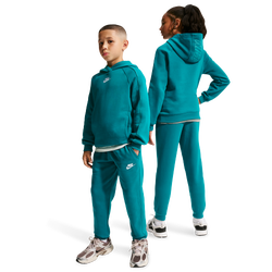Grade School Tracksuits - Nike Sportswear Club Fleece Hooded Tracksuit - Bright Spruce-Bright Spruce