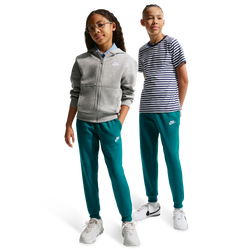 Grade School Pants - Nike Sportswear Club Fleece Joggers - Bright Spruce-White