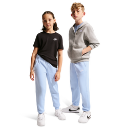 Grade School Pants - Nike Sportswear Club Fleece Joggers - Hydrogen Blue-White