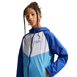 Primaire-College Manteaux blousons - Nike Sportswear Windrunner Hooded Repel Jacket - Game Royal-Football Blue