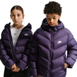 Scuola elementare e media Jackets - Nike All Day Play Therma-fit Puffer Jacket - Purple Dynasty-White