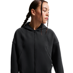Grade School Hoodies - Nike Mavn Therma-fit Knit Full-zip Hoodie - Black-Black