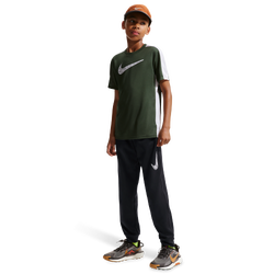 Grade School Pants - Nike Multi Knit Training Trousers - Black-White