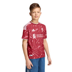 Grade School Jerseys/Replicas - adidas Liverpool Fc 26/27 Home Authentic Jersey - Active Maroon-Active Maroon