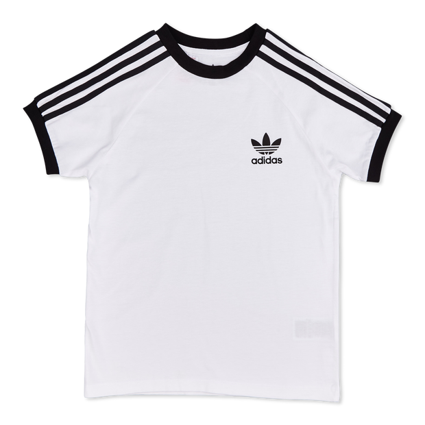 Image of Adidas 3 Stripe Shortsleeve Tee - Scuola Elementare E Media T-shirts