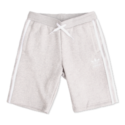 Grade School Shorts - adidas Fleece #1 - Grey-White-White