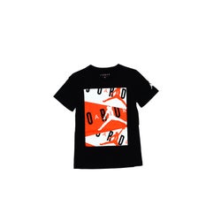Grade School T-Shirts - Jordan Air Jordan - Black-Black