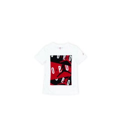 Grade School T-Shirts - Jordan Air Jordan - White-White