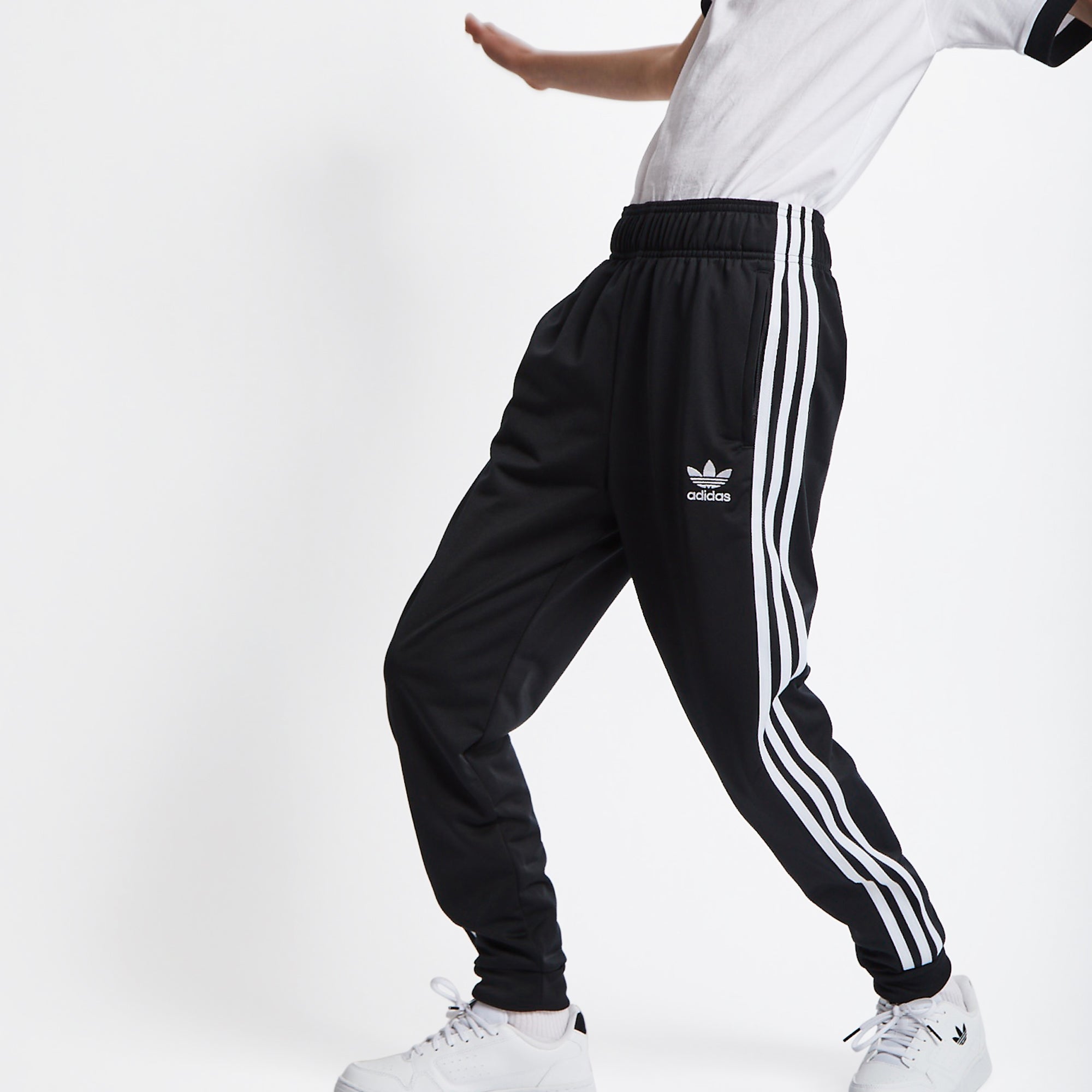 Adidas Originals Junior Superstar Track Pant- Black/White GN8453