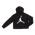 Jordan Jumpman Over The Head - Grade School Hoodies Black-White-White