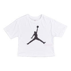 Grade School T-Shirts - Jordan Jumpman - White-Black-Black
