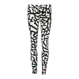 White-Black - JDN ELE LEGGING WHT/BLK