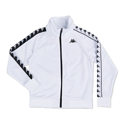Grade School Track Tops - Kappa Banda #1 - White-Black-White