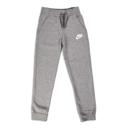 Grade School Pants - Nike Club Cuffed Pant - Grey-Grey-White