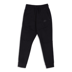 Grade School Pants - Nike Tech Fleece Joggers - Black-Black