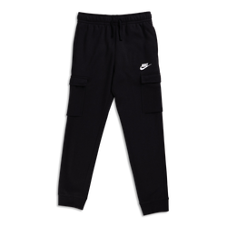 Grade School Pants - Nike Club - Black-White-Black