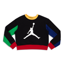 Grade School Sweatshirts - Jordan Legacy Of Sport - Black-Green-Red