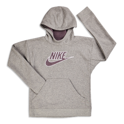 Grade School Hoodies - Nike Zero - Grey-White-White