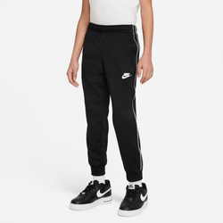 Grade School Pants - Nike Boys Nsw Repeat Jogger - Black-White