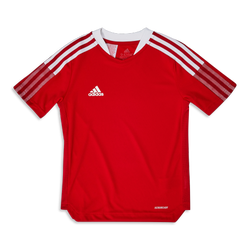 Grade School T-Shirts - adidas Tiro21 Jersey - Team Power Red-Team Power Red
