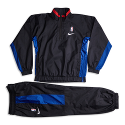 Grade School Tracksuits - Nike N31 Courtside - Black-Blue-Red