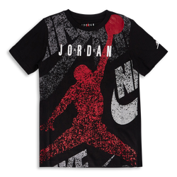 Grade School T-Shirts - Jordan Shortsleeve - Black-Black