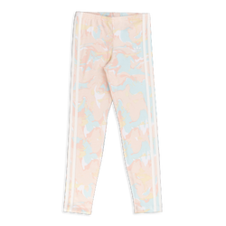 Grade School Leggings - adidas Girls Originals - Pink Tint-Multicolor