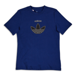 Grade School T-Shirts - adidas Boys Spirit Shortsleeve - Victory Blue-Victory Blue