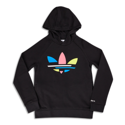 Grade School Hoodies - adidas Originals Over The Head - Black-Black