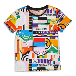 Grade School T-Shirts - Puma Shortsleeve - White-White