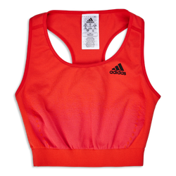 Grade School Sport Bras/Sport Vests - adidas Performance Marimekko Believe This Primegreen AEROREADY Training Bra - Vivid Red-Team Real Magenta
