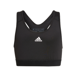 Grade School Sport Bras/Sport Vests - adidas Believe This Aeroready Sports Bra - Black-White