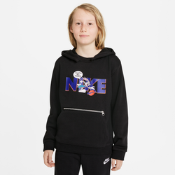 Grade School Hoodies - Nike Space Jam - Black-Black