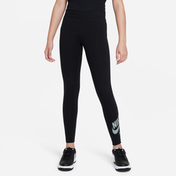 Grade School Leggings - Nike Air Girls - Black-Black