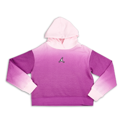 Grade School Hoodies - Jordan Girls  Gradient Over The Head - Hyper Violet-Hyper Violet