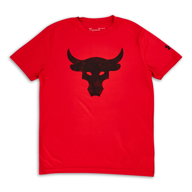 Under Armour Boys The Rock Bull Logo Shortsleeve - Scuola elementare e media T-Shirts