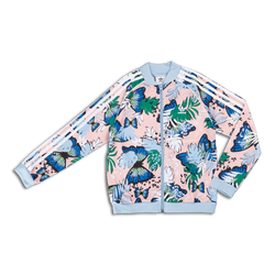 Grade School Track Tops - adidas Originals - Haze Coral-Multicolor