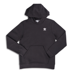 Grade School Hoodies - adidas Adicolor Essential Over The Head - Black-White